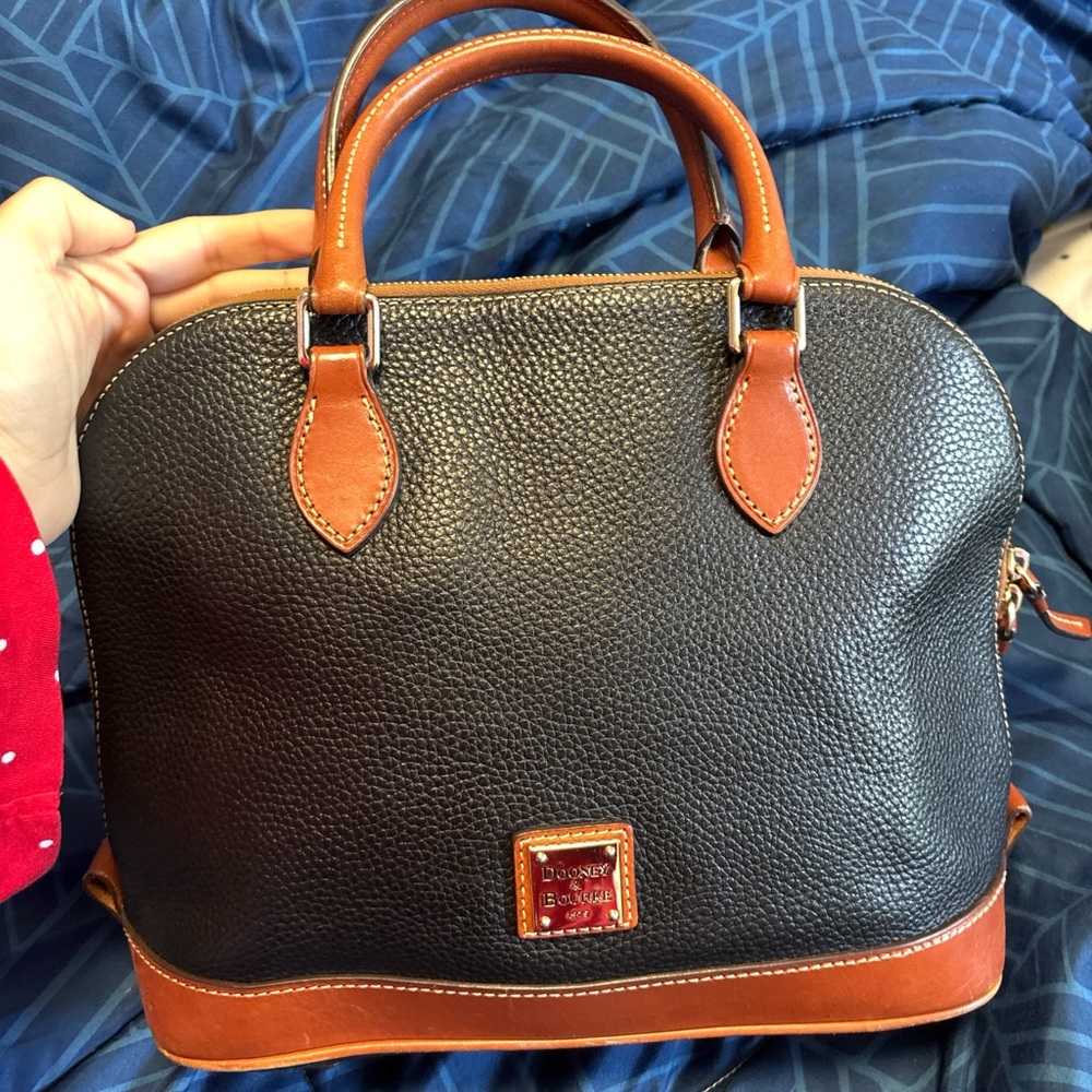 Dooney & Bourke Red and Brown Interior